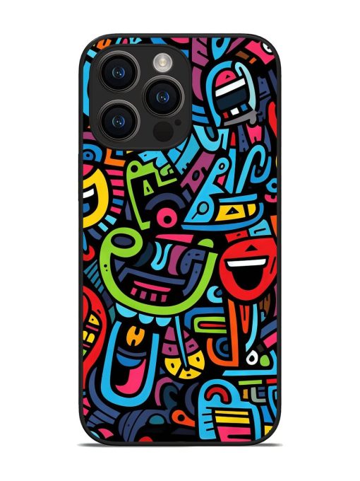 Doodlephoria Glossy Soft Edge Case for Apple Iphone 14 Pro Max Chachhi