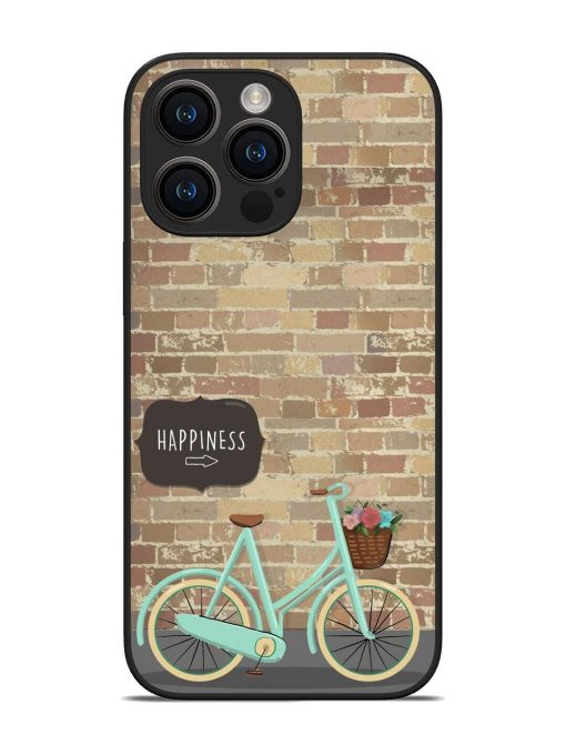 Pedaling Towards Happiness Glossy Soft Edge Case for Apple Iphone 14 Pro Max Chachhi