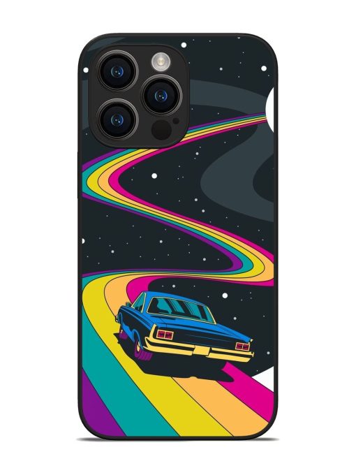 Rainbow Road Glossy Soft Edge Case for Apple Iphone 14 Pro Max Chachhi