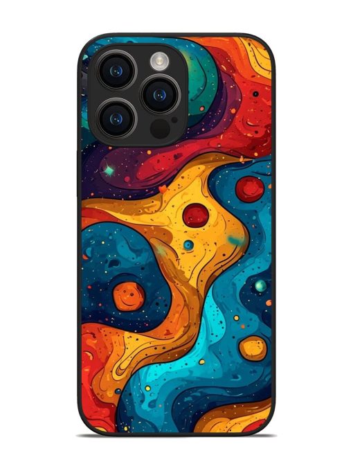 Cosmic Swirl Glossy Soft Edge Case for Apple Iphone 14 Pro Max Chachhi