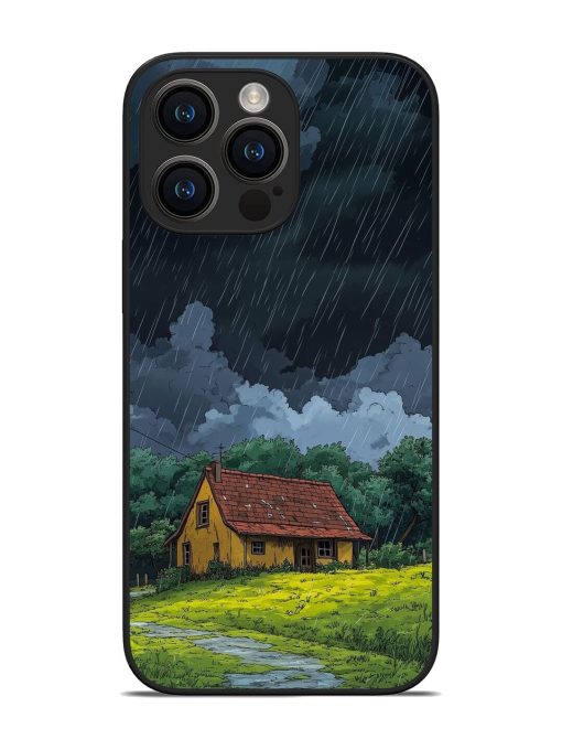 Rainy Day Retreat Glossy Soft Edge Case for Apple Iphone 14 Pro Max Chachhi