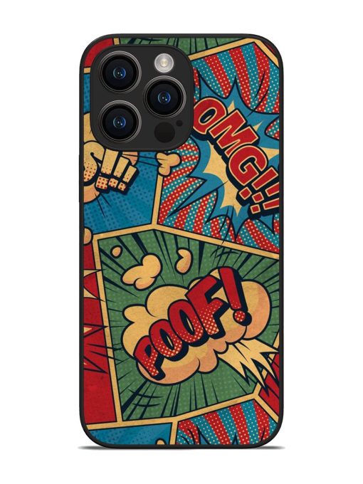 Comic Book Chaos Glossy Soft Edge Case for Apple Iphone 14 Pro Max Chachhi