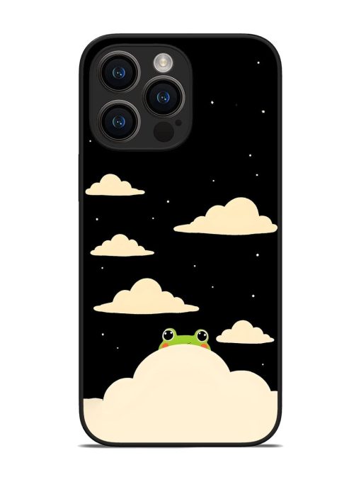 Froggy Night Sky Glossy Soft Edge Case for Apple Iphone 14 Pro Max Chachhi