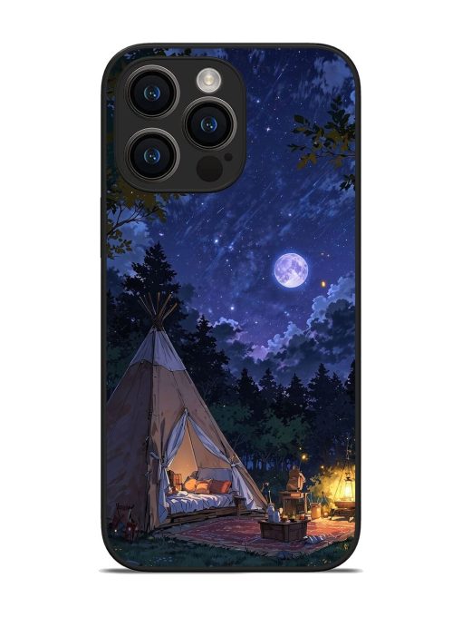 Moonlight Camping Glossy Soft Edge Case for Apple Iphone 14 Pro Max Chachhi