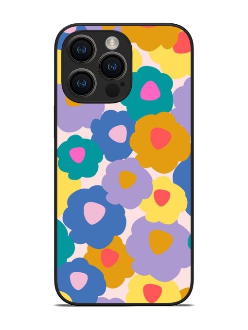 Flower Power Glossy Soft Edge Case for Apple Iphone 14 Pro Max Chachhi