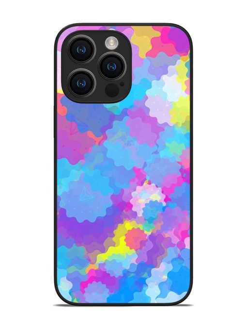 Psychedelic Cloud Burst Glossy Soft Edge Case for Apple Iphone 14 Pro Max Chachhi