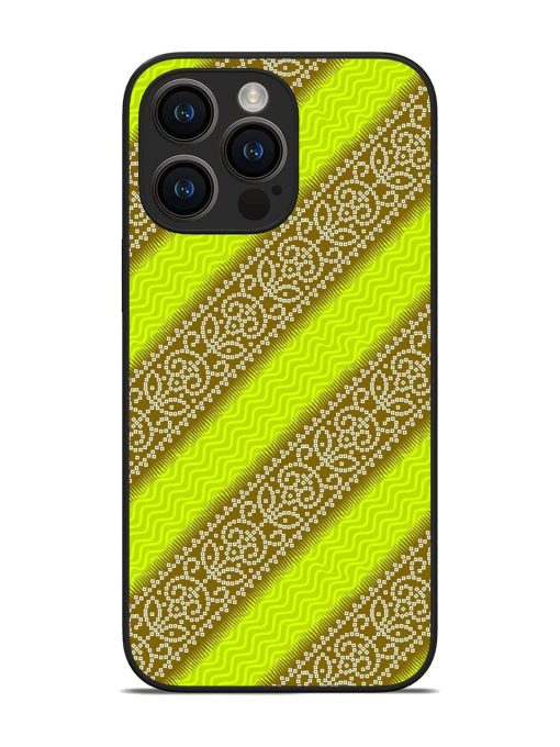 Golden Bandana Bliss Glossy Soft Edge Case for Apple Iphone 14 Pro Max Chachhi