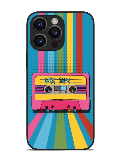 Retro Cassette Tapes Glossy Soft Edge Case for Apple Iphone 14 Pro Max Chachhi