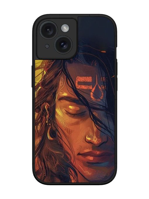 Tranquil Shiva Glossy Soft Edge Case for Apple Iphone 15 Chachhi