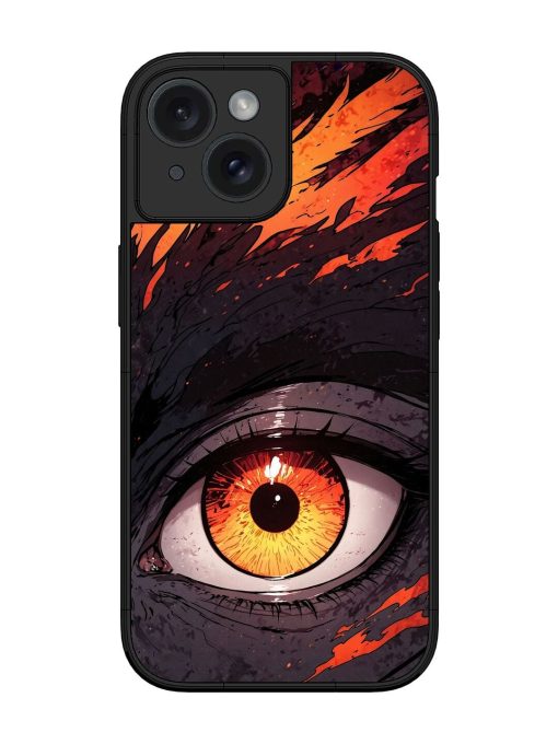 Inferno Gaze Glossy Soft Edge Case for Apple Iphone 15 Chachhi