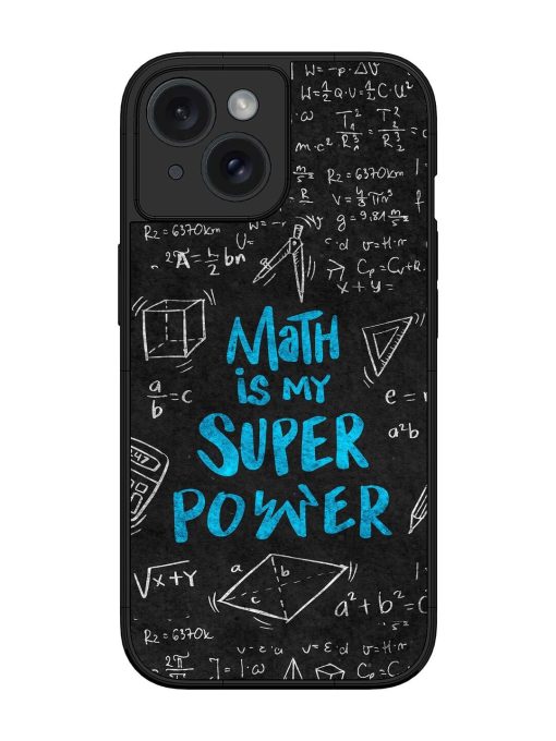 Math Magic Glossy Soft Edge Case for Apple Iphone 15 Chachhi