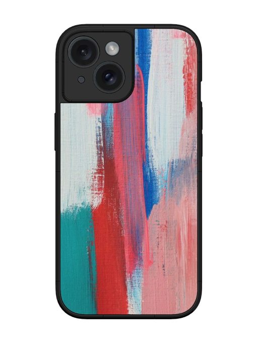 Colorful Chaos Glossy Soft Edge Case for Apple Iphone 15 Chachhi