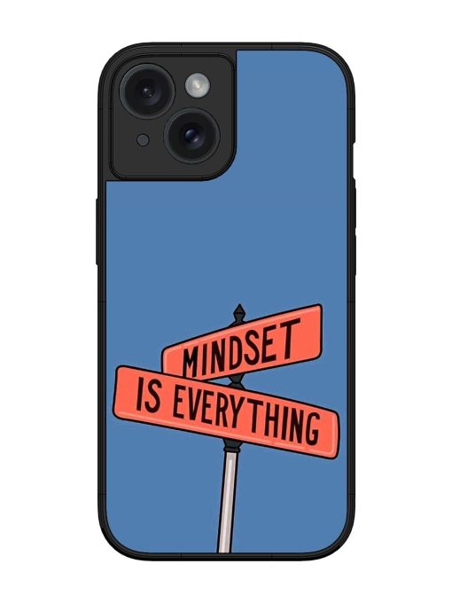 Mindset Matters Glossy Soft Edge Case for Apple Iphone 15 Chachhi