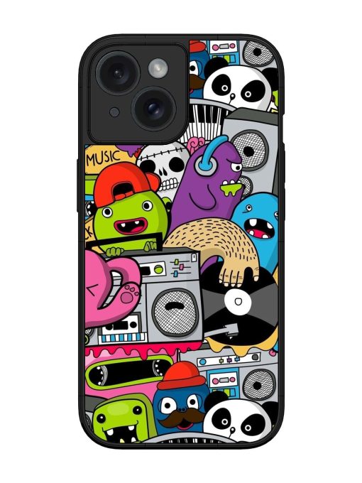 Simple Style Glossy Soft Edge Case for Apple Iphone 15