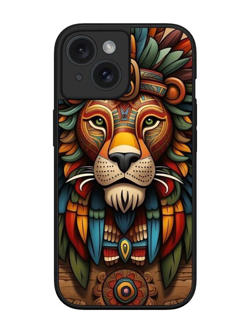 Aztec Majesty Glossy Soft Edge Case for Apple Iphone 15 Chachhi