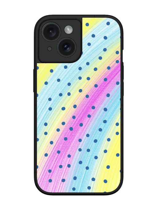 Polka Dot Paradise Glossy Soft Edge Case for Apple Iphone 15