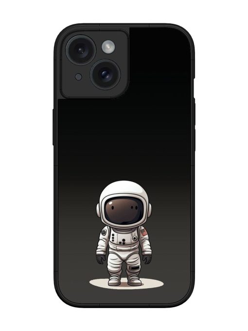 Neon Astronaut Glossy Soft Edge Case for Apple Iphone 15 Chachhi