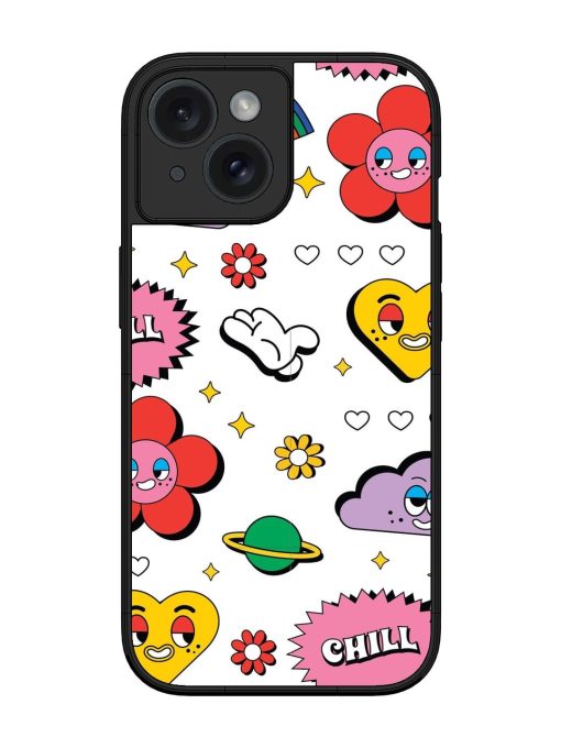 Whimsical Wonderland Glossy Soft Edge Case for Apple Iphone 15 Chachhi