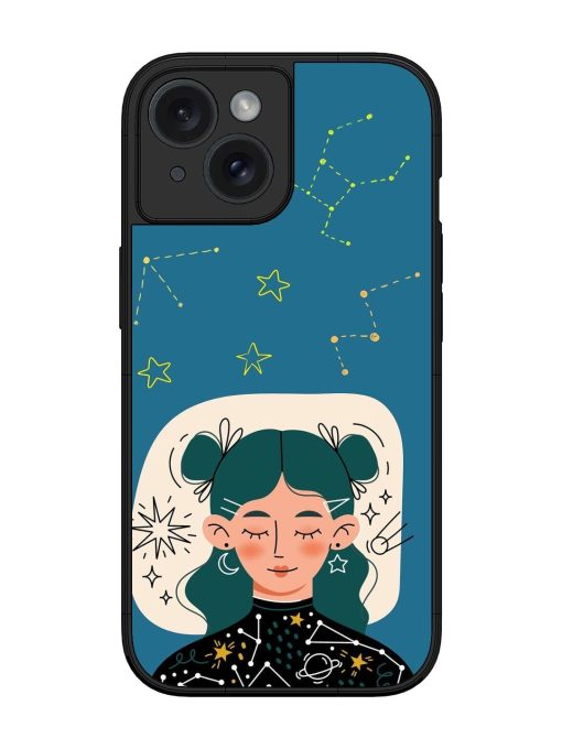 Cosmic Daydreamer Glossy Soft Edge Case for Apple Iphone 15 Chachhi