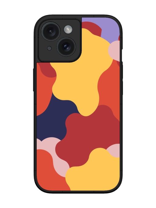 Gooey Color Chaos Glossy Soft Edge Case for Apple Iphone 15 Chachhi