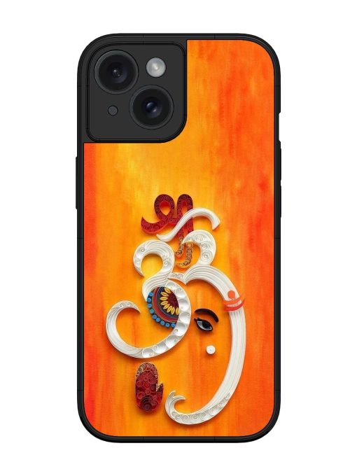 Ganesha In Quilling Art Glossy Soft Edge Case for Apple Iphone 15 Chachhi