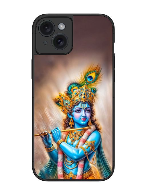 Divine Krishna Glossy Soft Edge Case for Apple Iphone 15 Plus Chachhi