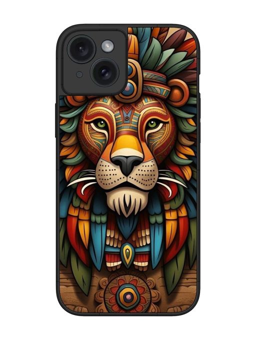 Aztec Majesty Glossy Soft Edge Case for Apple Iphone 15 Plus Chachhi