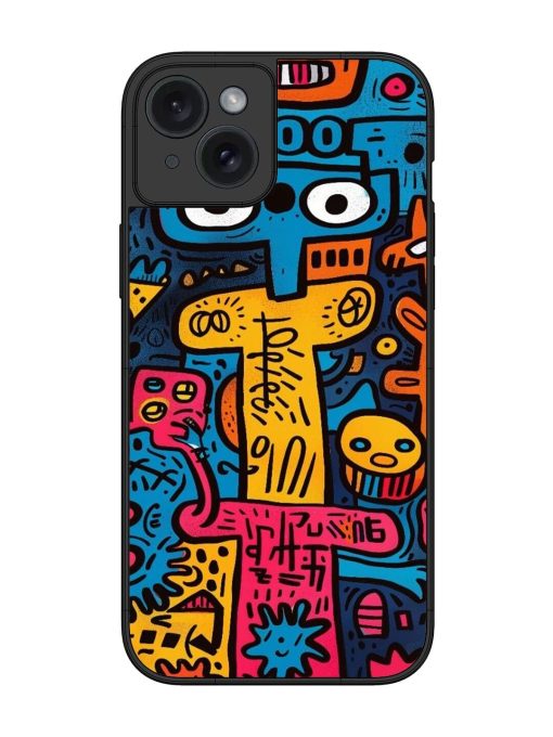 Doodletopia Glossy Soft Edge Case for Apple Iphone 15 Plus Chachhi