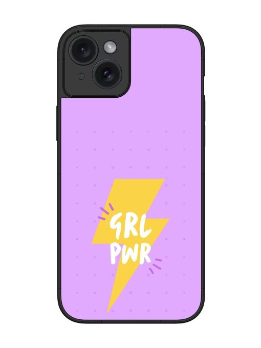 Girl Power Spark Glossy Soft Edge Case for Apple Iphone 15 Plus Chachhi