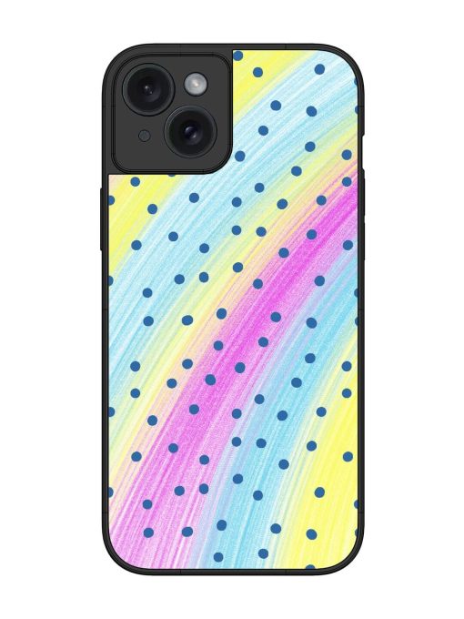 Polka Dot Paradise Glossy Soft Edge Case for Apple Iphone 15 Plus Chachhi