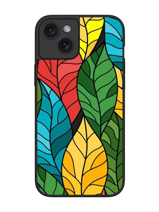 Foliage Fiesta Glossy Soft Edge Case for Apple Iphone 15 Plus Chachhi