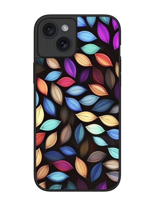 Colorful Kaleidoscope Glossy Soft Edge Case for Apple Iphone 15 Plus Chachhi