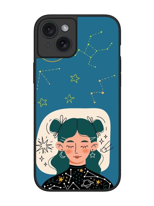 Cosmic Daydreamer Glossy Soft Edge Case for Apple Iphone 15 Plus Chachhi