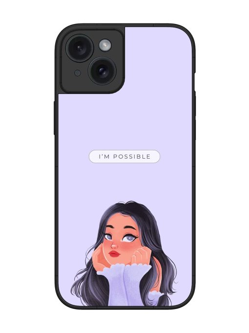 Im Possible Glossy Soft Edge Case for Apple Iphone 15 Plus Chachhi