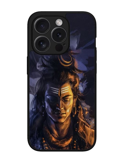 Lord Shiva Glossy Soft Edge Case for Apple Iphone 15 Pro Chachhi