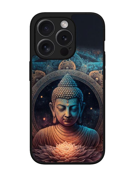 The Buddha Art Glossy Soft Edge Case for Apple Iphone 15 Pro Chachhi