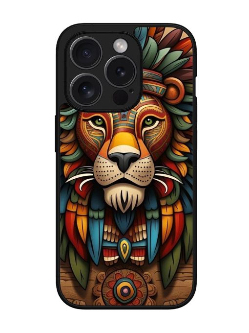 Aztec Majesty Glossy Soft Edge Case for Apple Iphone 15 Pro Chachhi