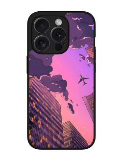 Urban Twilight Glossy Soft Edge Case for Apple Iphone 15 Pro