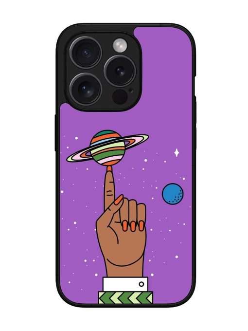 Spinning The Universe Glossy Soft Edge Case for Apple Iphone 15 Pro
