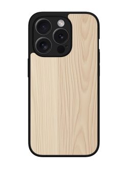 Textured Timber Glossy Soft Edge Case for Apple Iphone 15 Pro
