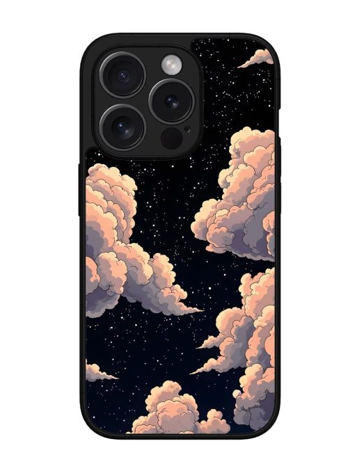 Starry Night Dreams Glossy Soft Edge Case for Apple Iphone 15 Pro