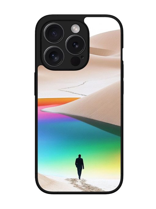 Desert Dreams Glossy Soft Edge Case for Apple Iphone 15 Pro Chachhi