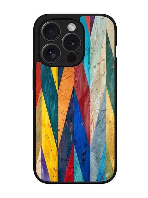 Abstract Tapestry Glossy Soft Edge Case for Apple Iphone 15 Pro Chachhi