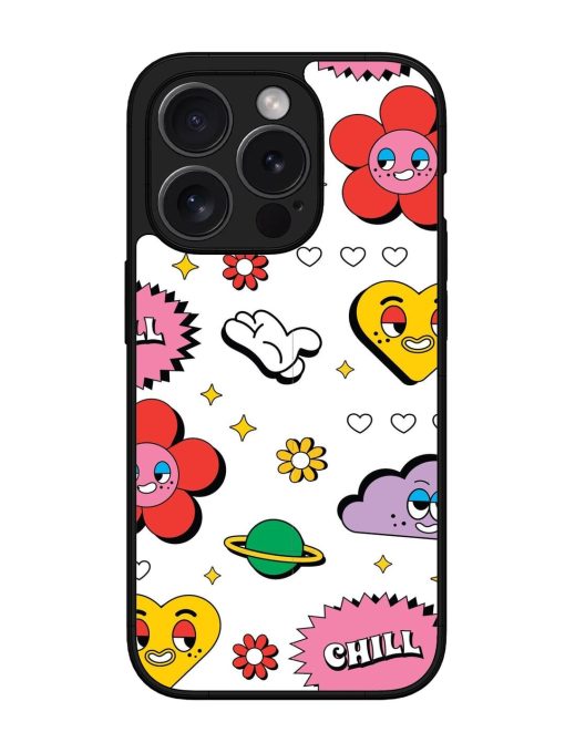 Whimsical Wonderland Glossy Soft Edge Case for Apple Iphone 15 Pro Chachhi