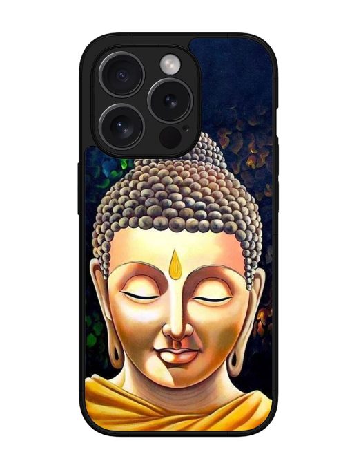 Buddha Face Glossy Soft Edge Case for Apple Iphone 15 Pro Chachhi