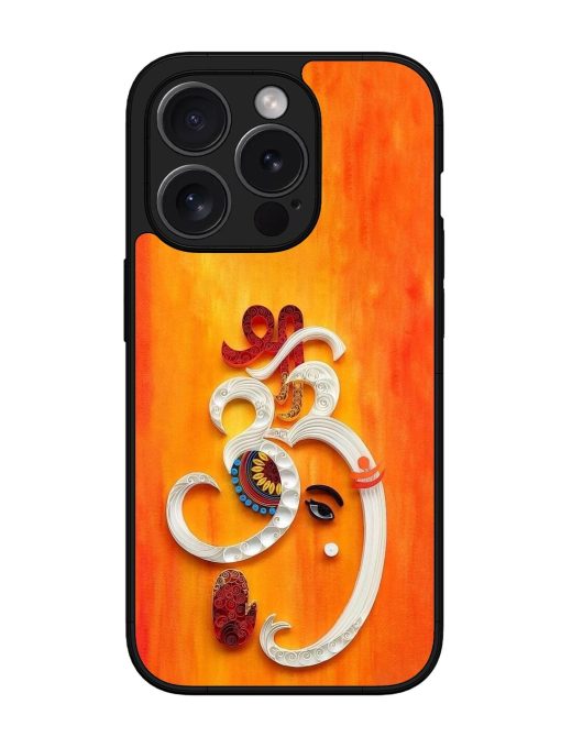 Ganesha In Quilling Art Glossy Soft Edge Case for Apple Iphone 15 Pro Chachhi