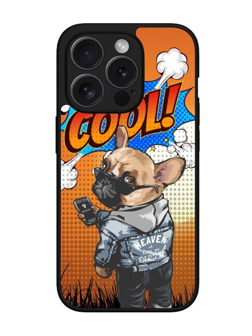 Cool Pup Glossy Soft Edge Case for Apple Iphone 15 Pro Chachhi