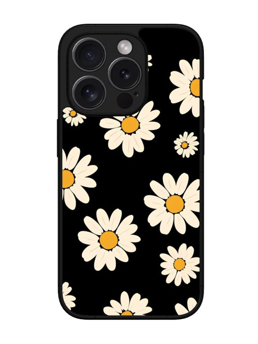 Daisies In The Night Glossy Soft Edge Case for Apple Iphone 15 Pro Max Chachhi