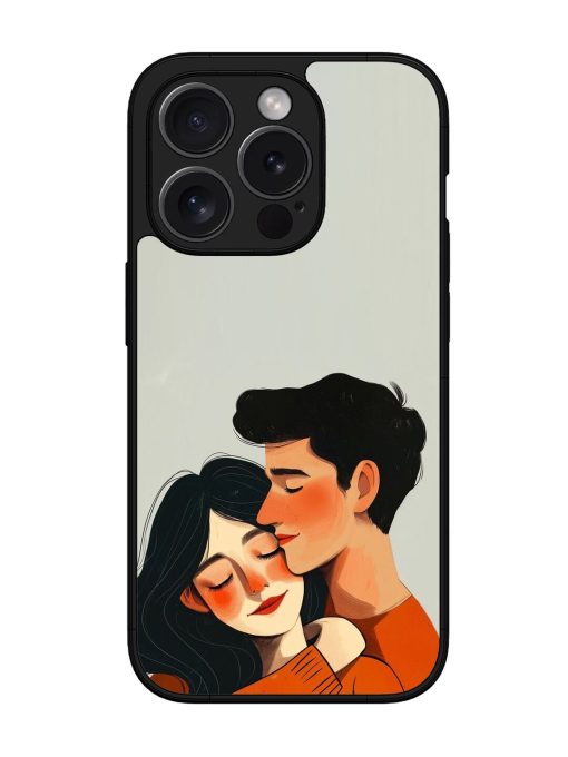 Craft Couples Glossy Soft Edge Case for Apple Iphone 15 Pro Max Chachhi