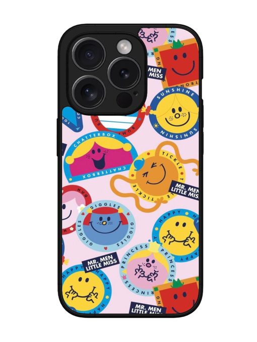 Whimsical Mr. Men & Little Miss Glossy Soft Edge Case for Apple Iphone 15 Pro Max Chachhi